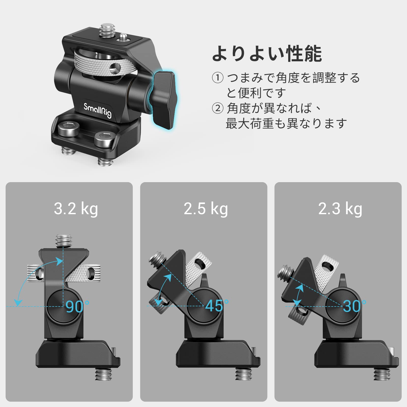 Amazon | SmallRig モニターマウント1/4