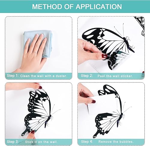 Miniatura 4 de Gueevin 2 hojas de calcomanías de torre Eiffel para dormitorio, sala de estar, sofá, telón de fondo, TV, decoración romántica de pared