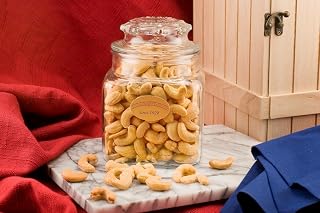 Giant cashews (20oz Decanter) (Salted)