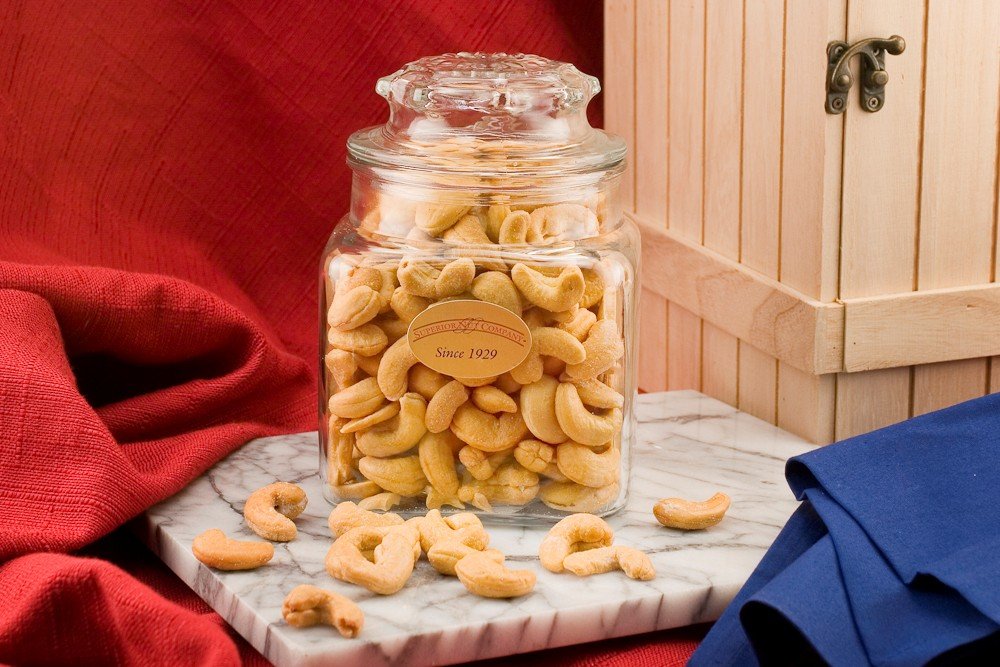 Giant cashews (20oz Decanter) (Salted)