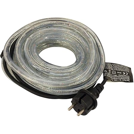 EUROLITE RUBBERLIGHT RL1-230V klar 5m | Flexibler Schlauch zur Dekorationsbeleuchtung