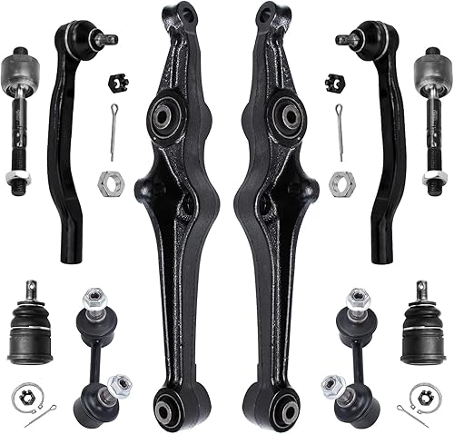 Miniatura 68 de Detroit Axle - Kit de suspensión frontal de 10 piezas para Chevy Trailblazer EXT GMC Envoy XL XUV Buick Rainier Isuzu Ascender Olds Bravada, brazos