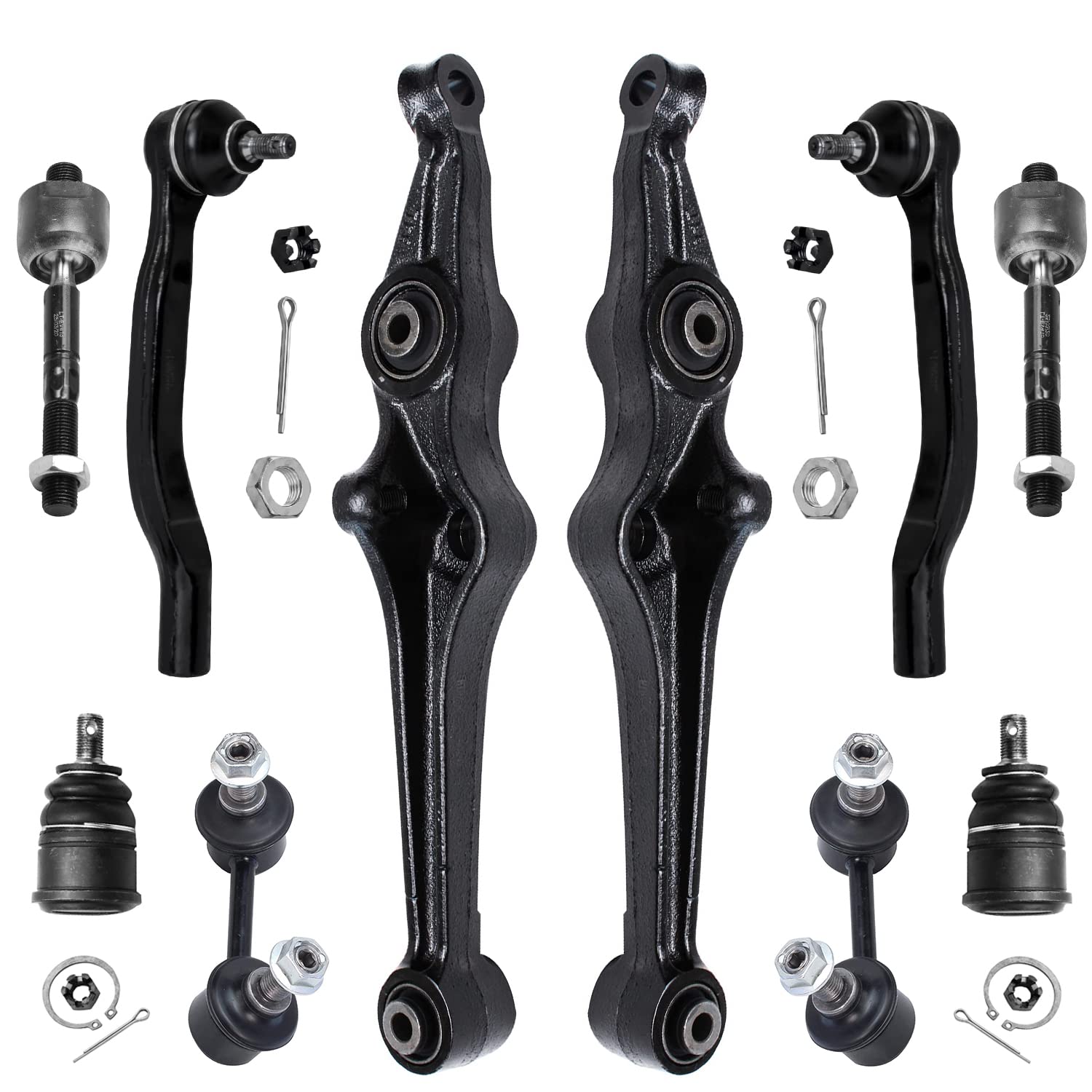 Detroit Axle - 10pc Front End Suspension Kit for 1998-2002 Honda Accord
