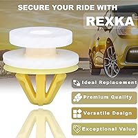 Vista 3 de Rexka 40 clips de moldeo para llanta DYC101420 compatibles con Land Rover Freelander Ranger Rover LR3 LR4