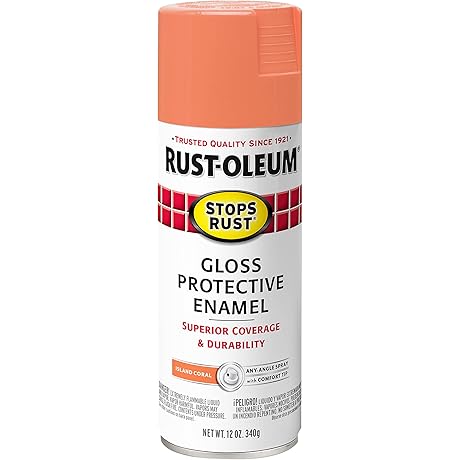 Rust-Oleum Coral Spray Paint, Adds Vibrant Color to Your Projects
