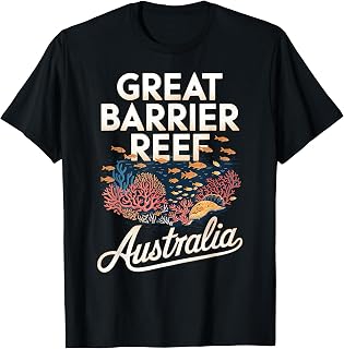 Great Barrier Reef Australia Themed T-Shirt