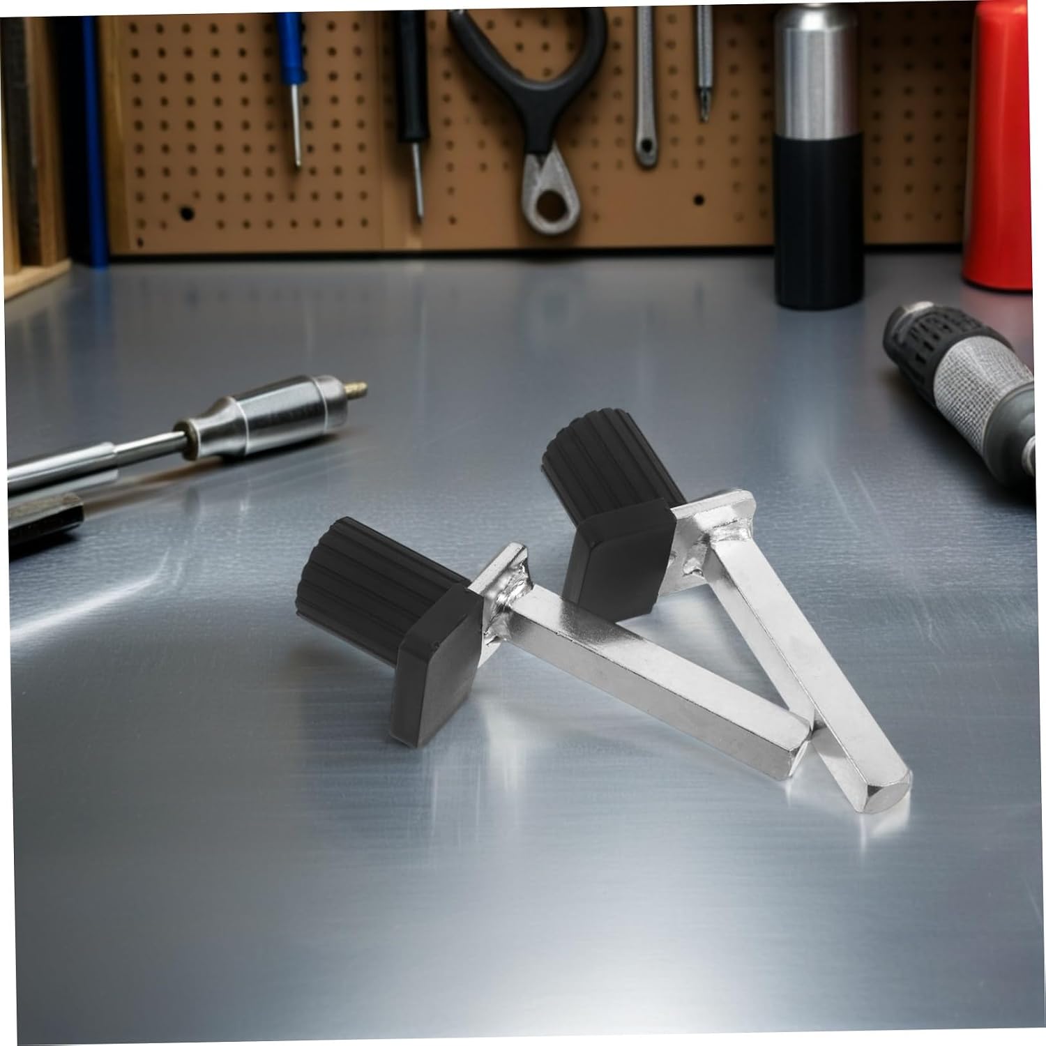 2pcs Motorcycle Stand Rear Attachment Aluminum Alloy Lifting Rack Spool Adapter for Outdoor Use Tire Changing with Balanced Pressure Distribution and Stable Support