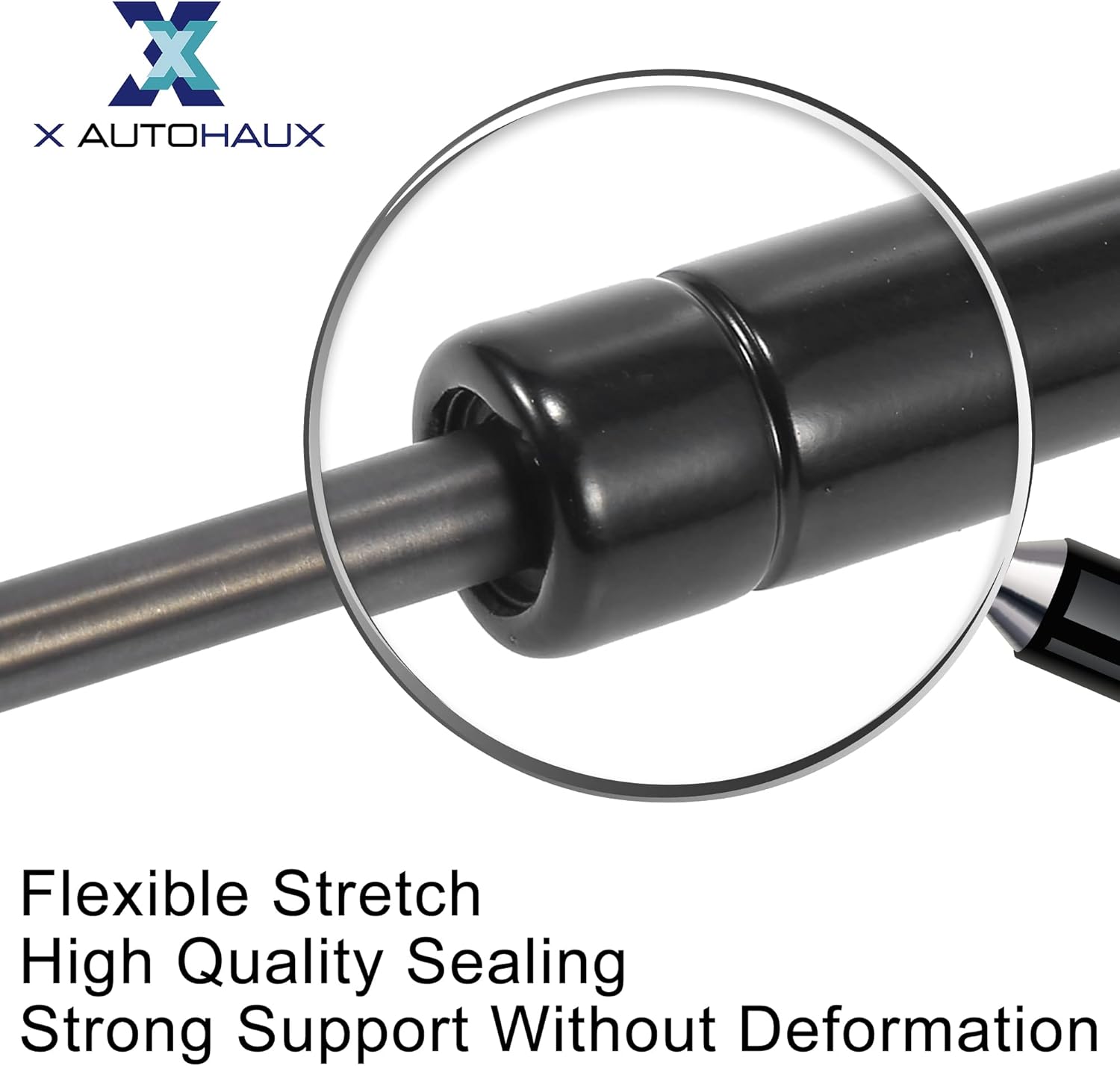 X AUTOHAUX 2pcs 15inch 100Lbs/445N Black Universal Lift Supports Struts Shocks Gas Spring for Car Boat RV