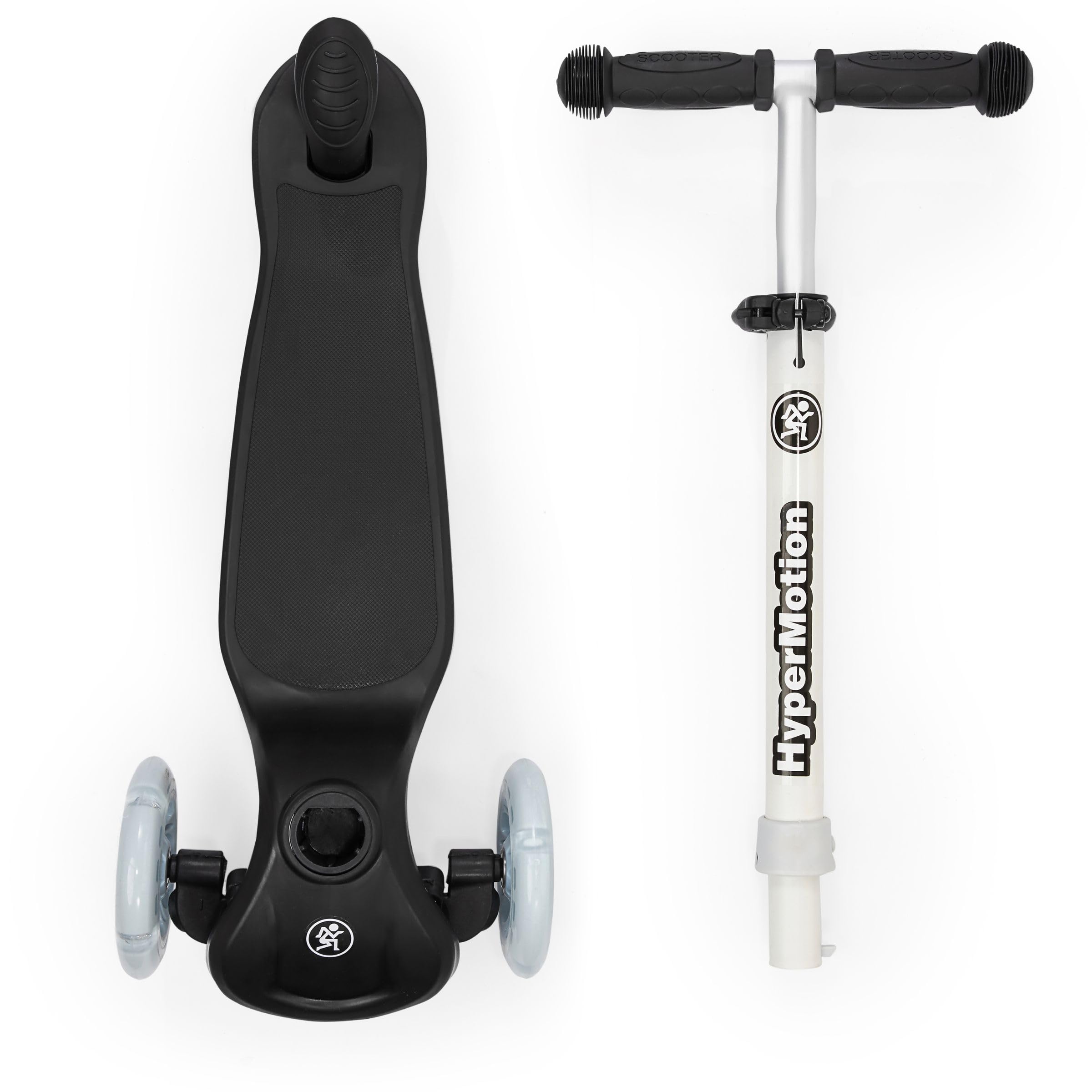 HyperMotion Kinder Dreirad Scooter 3-8 Jahre, TRINGO Balance-Scooter, Rutschfester Podest, Verstellbarer Scooter für Mädchen, Jungen 3+, Max. Belastung 50 kg