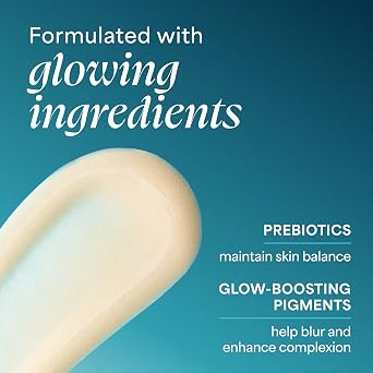 TULA Skincare Filter Primer, Blurring & Moisturizing Face Primer for Redness & Uneven Tone with Prebiotic Extracts, First Light - Non Tinted