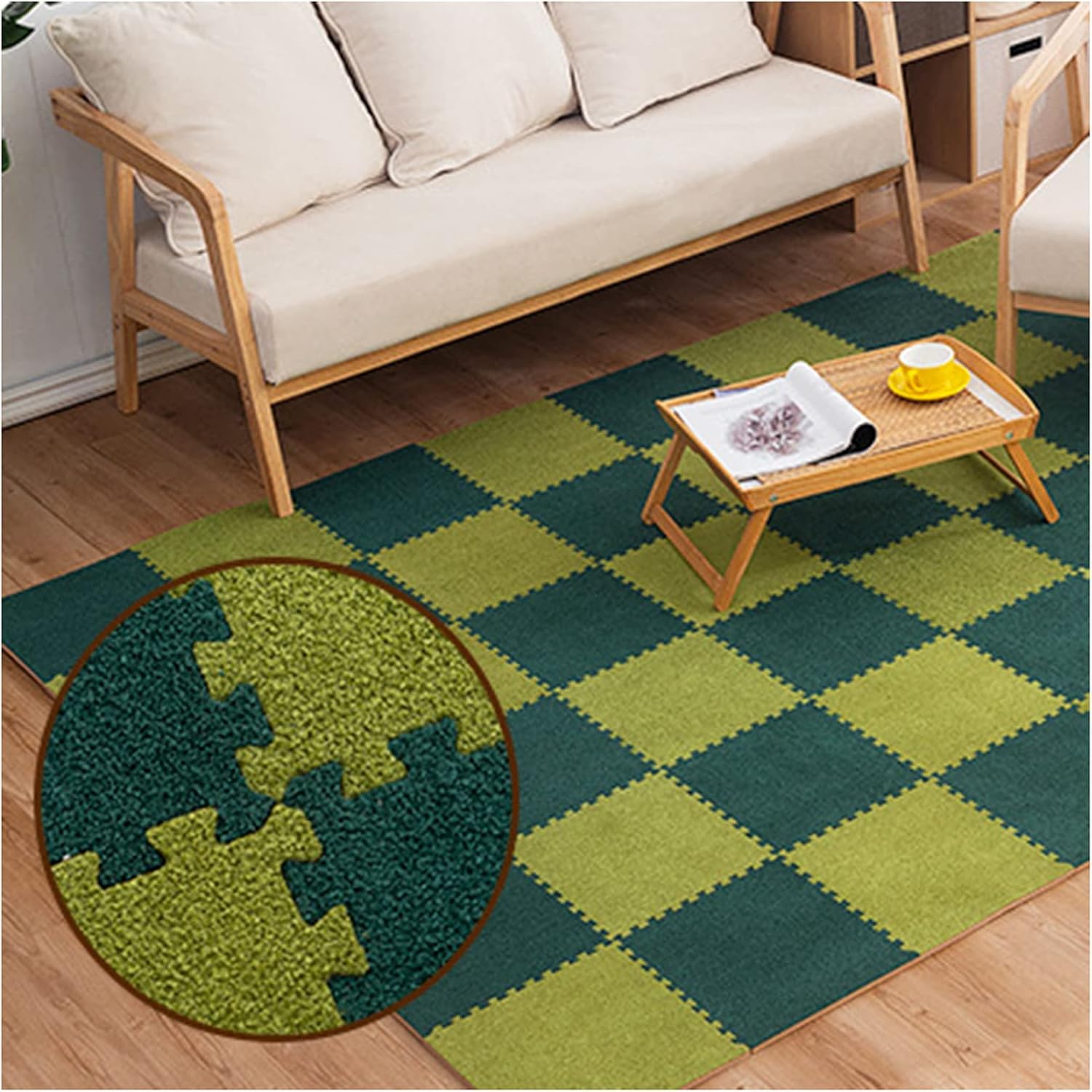 Foam Mat Floor Tiles, Interlocking Puzzle Foam Mat with