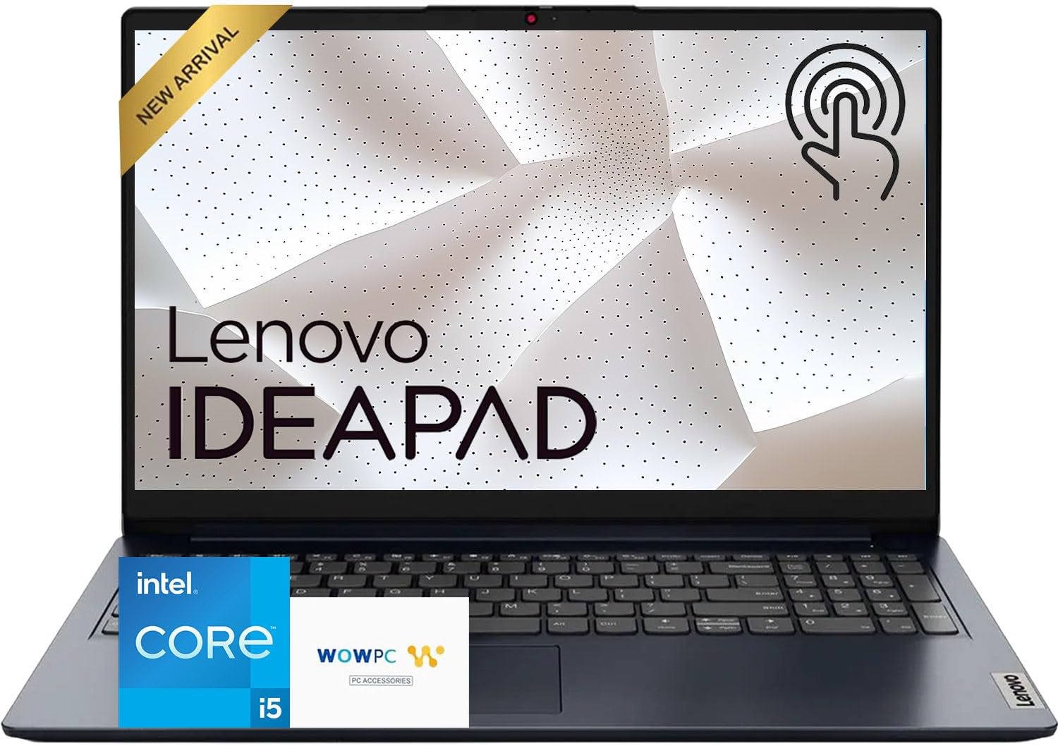 Lenovo Ideapad 15.6 Touchscreen Laptop • 2026 Edition • Intel i5-1335U 10-Core Processor(Beats i7-1255U) • 8GB RAM • 256GB SSD • WiFi 6 • SD Card Reader • Windows 11 • Business & Academic