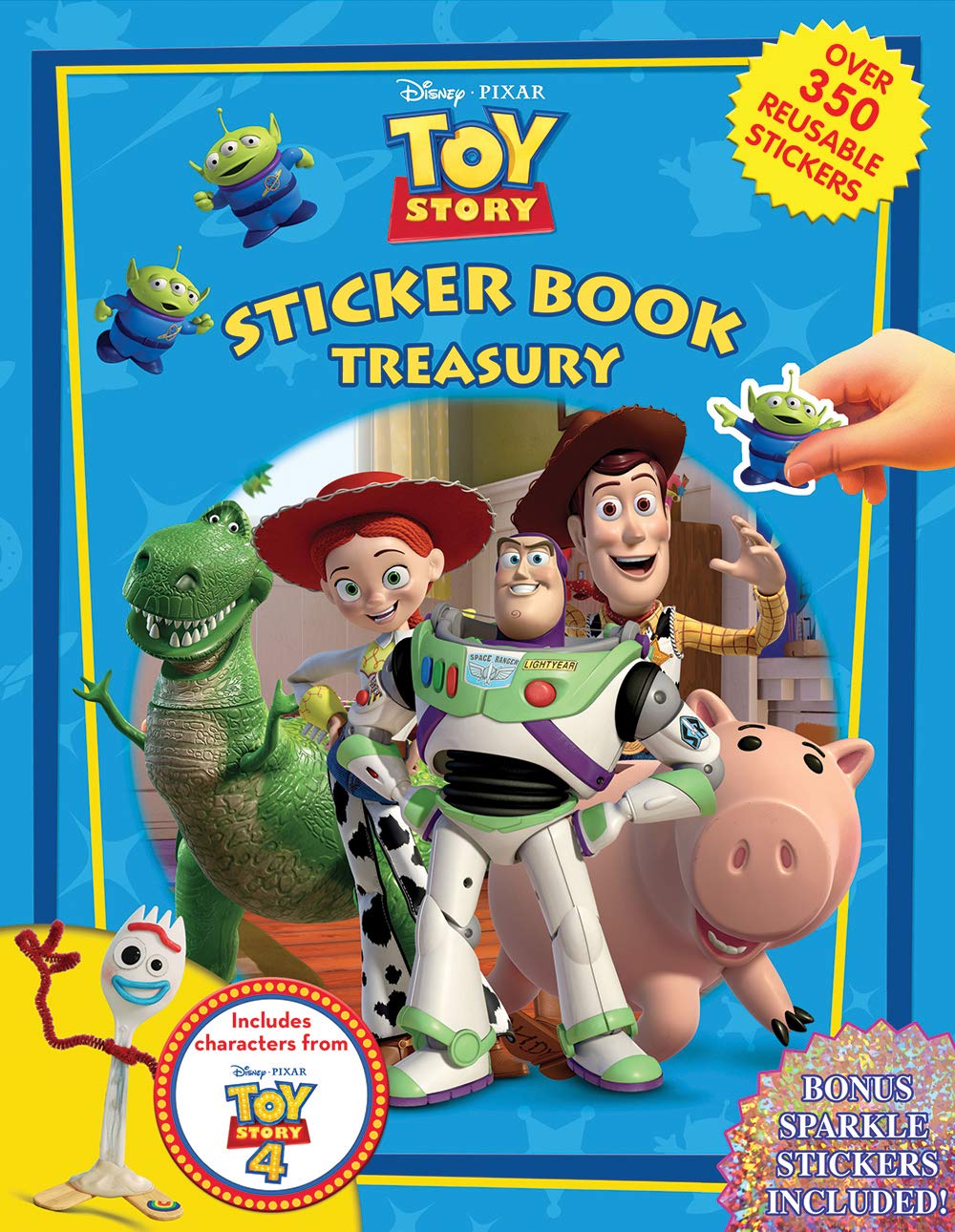 Disney / Pixar Toy Story Sticker Book Treasury - Activity Books for kids, 350 reusable stickers, 96 pages of fun
