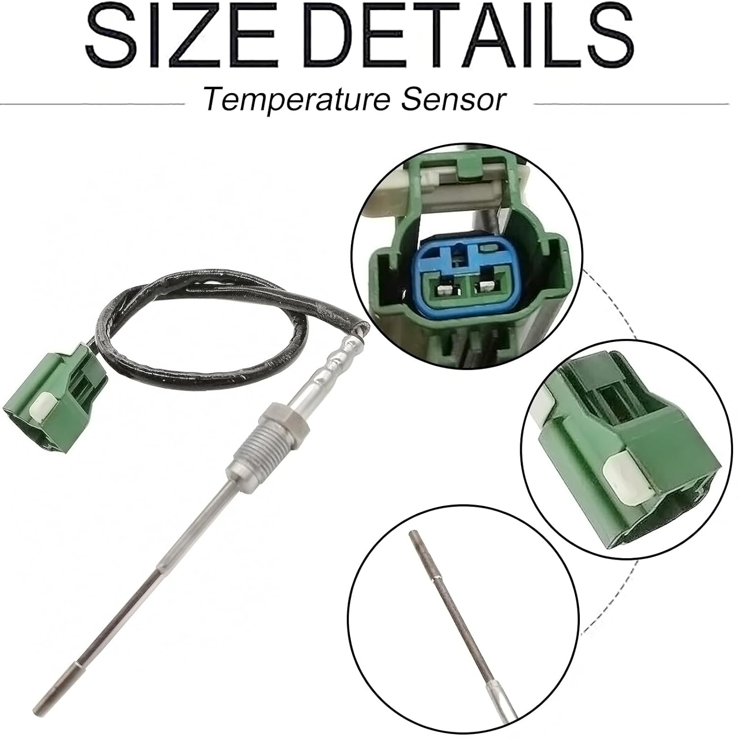 2897539 Exhaust Gas Temperature Sensor for Cummins Diesel Fuel Engine Isx Isl ISM Isc Models Egt Sensor Replacement Parts