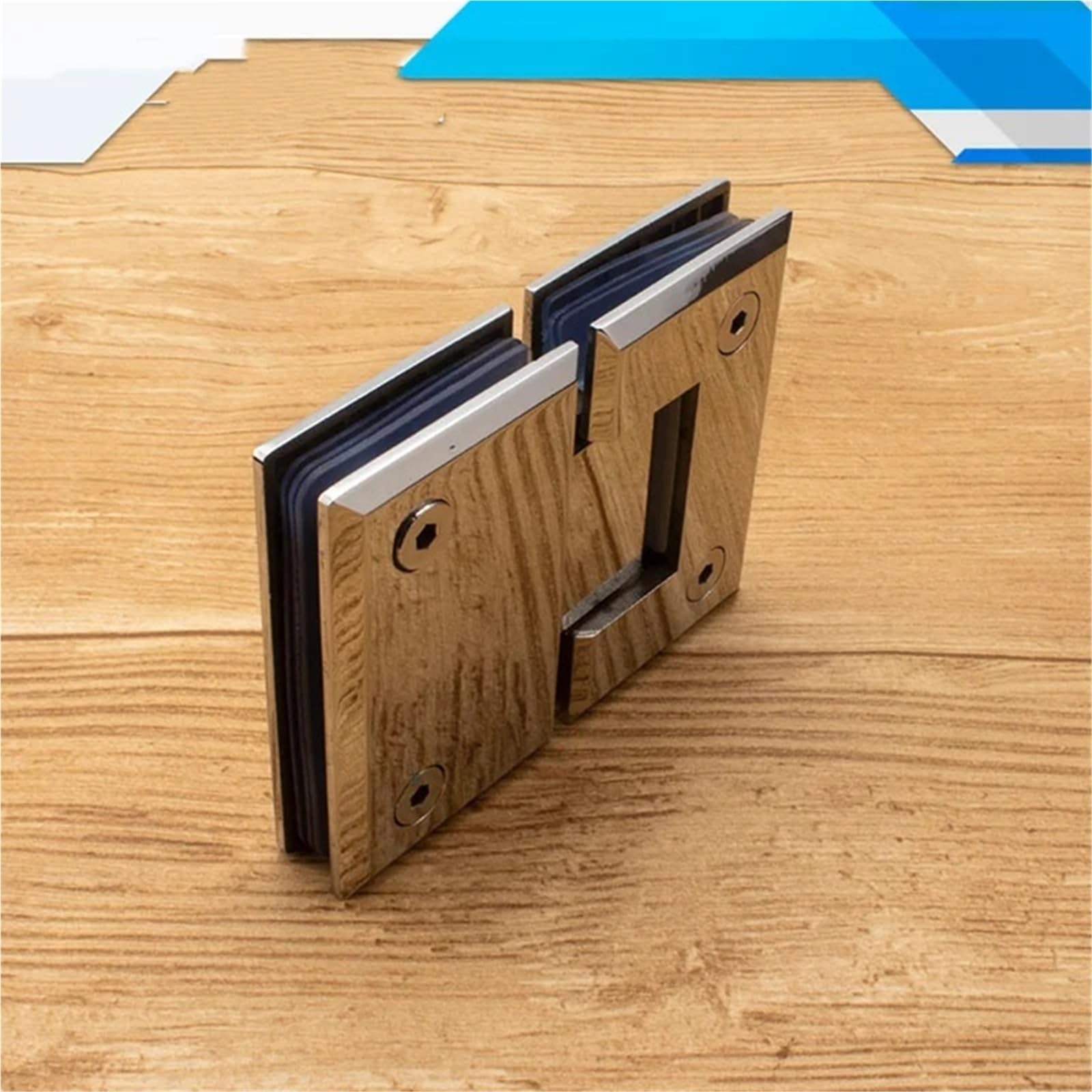 Charnière en acier inoxydable 304 moulée avec précision YQ07 mobile à 180 degrés pour porte en verre