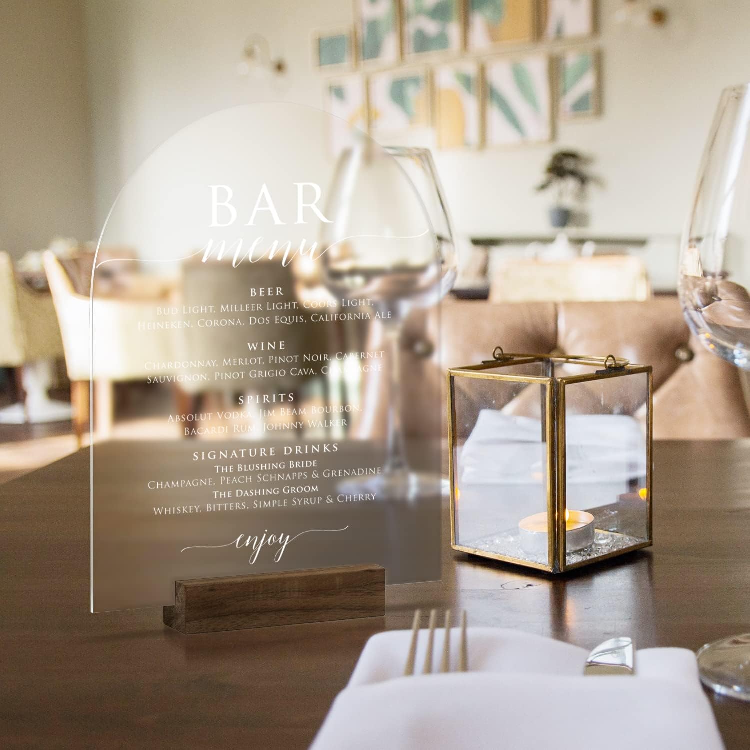 JINMURY 8x10 Inch Frosted Arch Acrylic Blank Sign | 10 Pack Blank Frosted Arch Acrylic Sheets 1/8 inch Thick, DIY Arch Wedding Table Sign| Events& Parties (8x10 Inch)