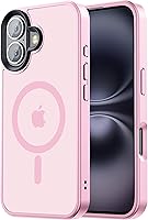 Vista 19 de Funda Magnética para iPhone Air Compatible con MagSafe Resistente a Caídas de 16 Pies Cubierta Trasera con Sensación de Piel Mate a Prueba de Golpes