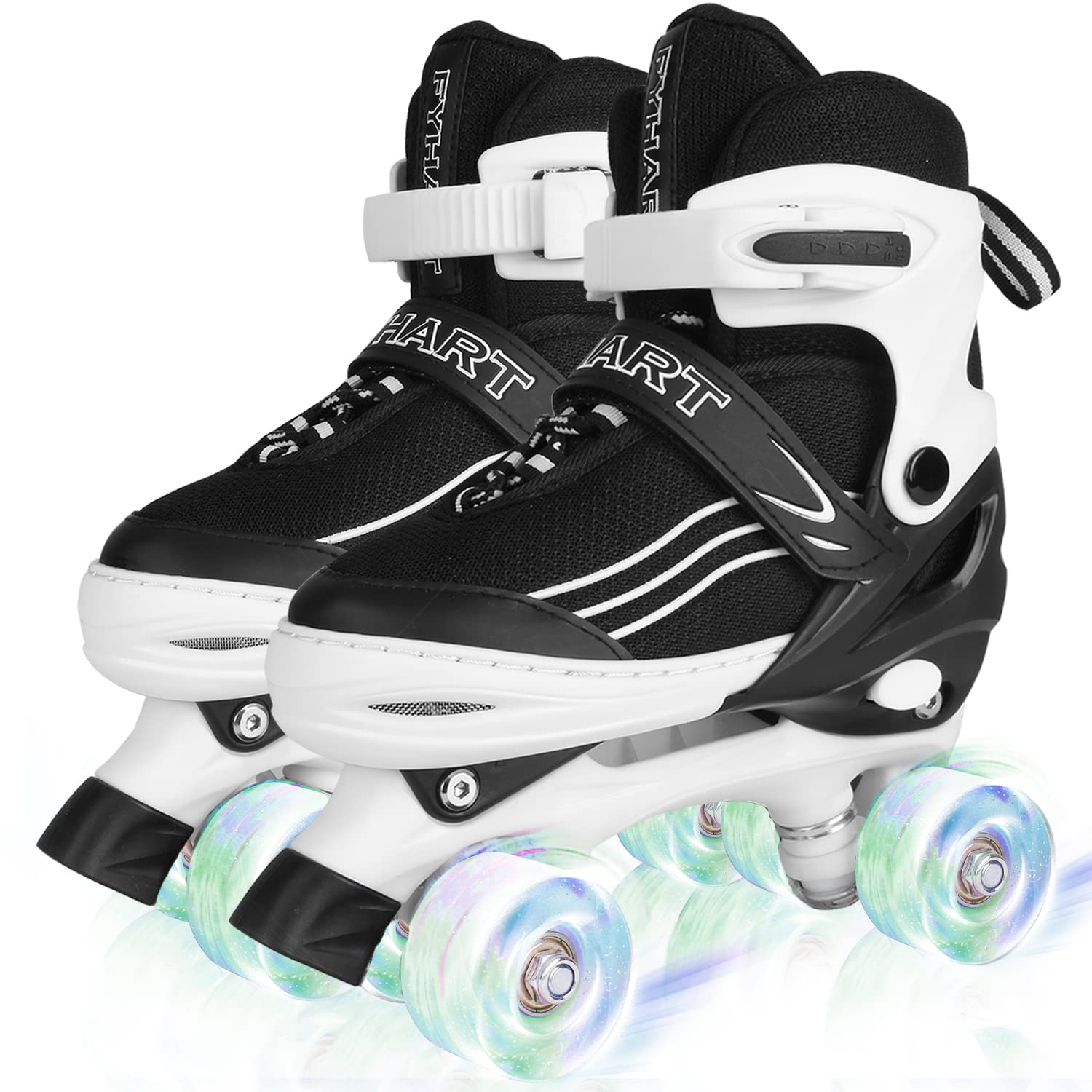 Boys Roller Skates for Girls Kids, Adjustable Roller Skates with 8