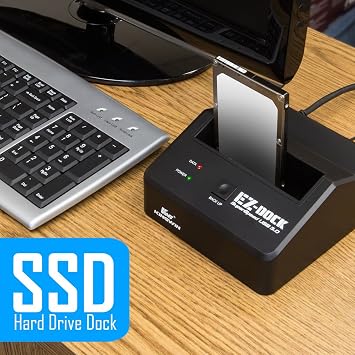 Kingwin USB 3.0 Hard Drive Docking Station for 2.5 & 3.5 SATA HDD/SSD, Hot Swap, Tool-Free, UASP Support, 5Gbps High-Speed Transfer, PC Laptop Backup & Storage.