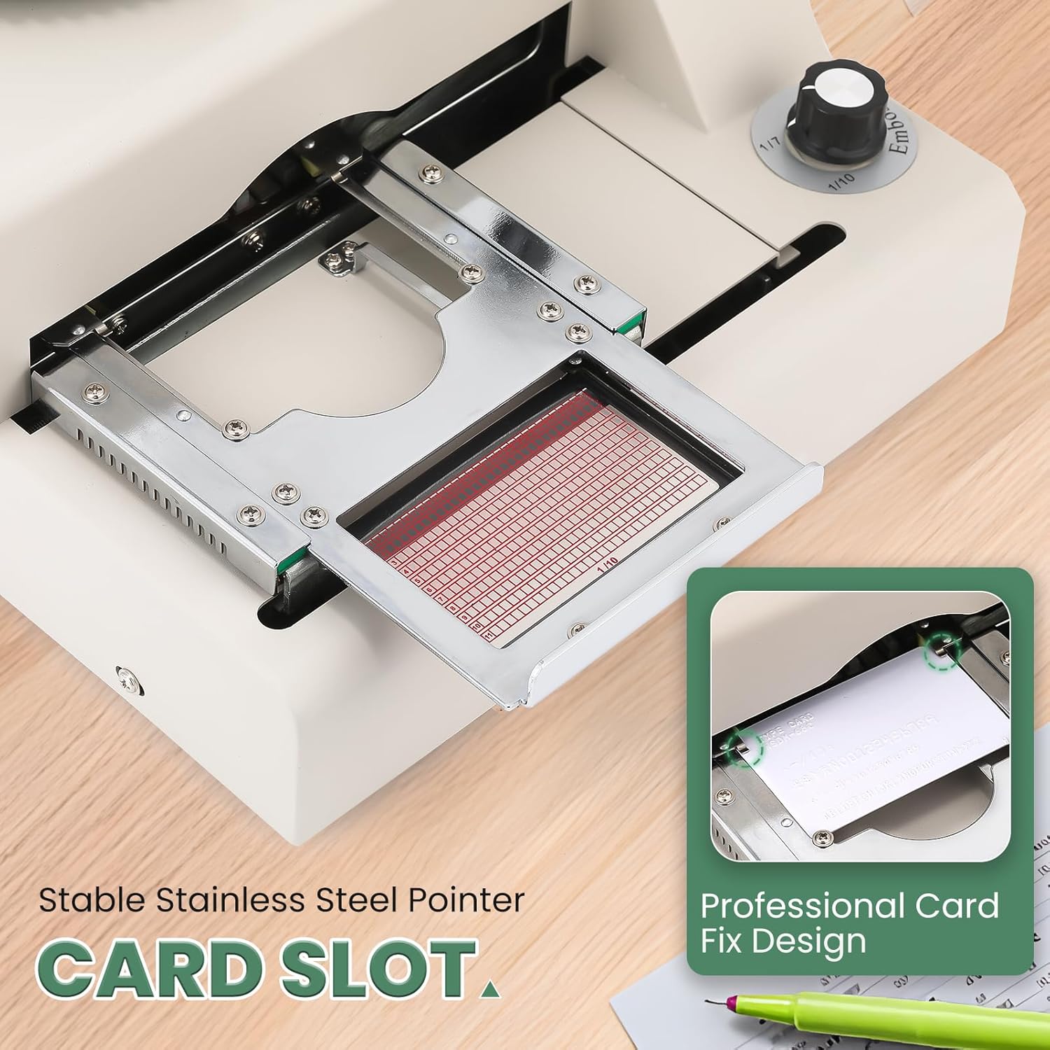 Huanyu PVC Card Embosser 68 Characters Manual Embossing Machine Credit ID VIP Code Gift Card Printer Letterpress Stamping Print Machine