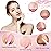 Silicone Face Scrubber, 3pcs Exfoliating Lip Brush, 3pcs Cleansing Brush,1pcs Face Mask Brush Exfoliator Blackhead Skin Care Tool