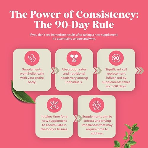 Miniatura 8 de Suplemento completo de hierbas para la menopausia para mujeres, multibeneficio, alivio de la menopausia, equilibrio hormonal para mujeres para