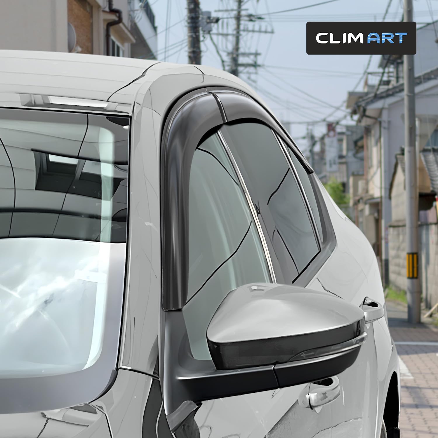 CLIM ART Deflektory do/kompatybilne z Skoda Octavia 13-19 - Naklejana 4 szt