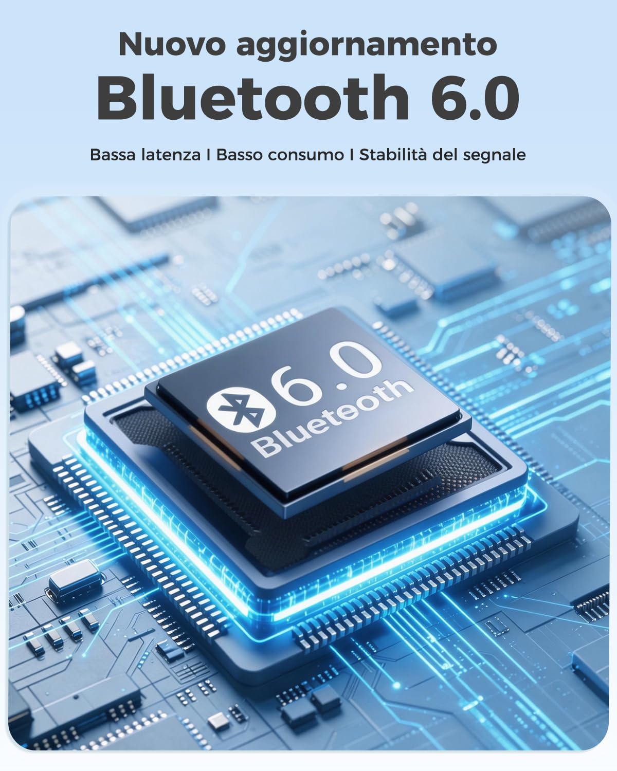 NE49 Cuffie Traduzione Simultanea IA, 150+ Lingue & 6 Modalità Auricolari Traduttore, Cuffie Bluetooth 6.0, Autonomia 40h, Bassa Latenza, Chat IA, Musica, Chiamate, Trascrizione per Viaggi e Business