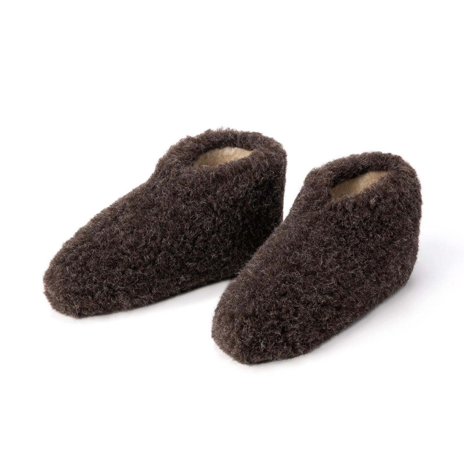 THE COZY SHEEP Hausschuhe für Damen und Herren | Äußerst Bequeme & Weiche Wollhausschuhe aus 100% Merinowolle | Warme Hüttenschuhe Winter | Niedriges Modell Geschlossen