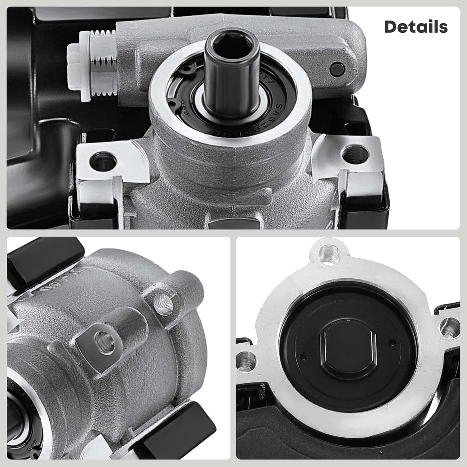 YHTAUTO Power Steering Pump with Reservoir for 1994-1998 Jeep Grand Cherokee & 1991 Dodge Dakota