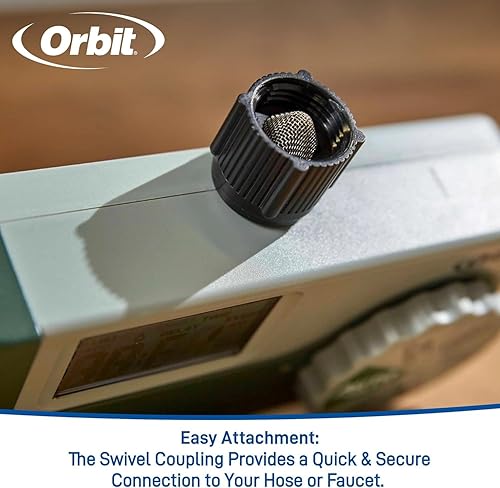 Miniatura 50 de Orbit 58910 Temporizador programable del grifo de la manguera, 2 salidas, verde