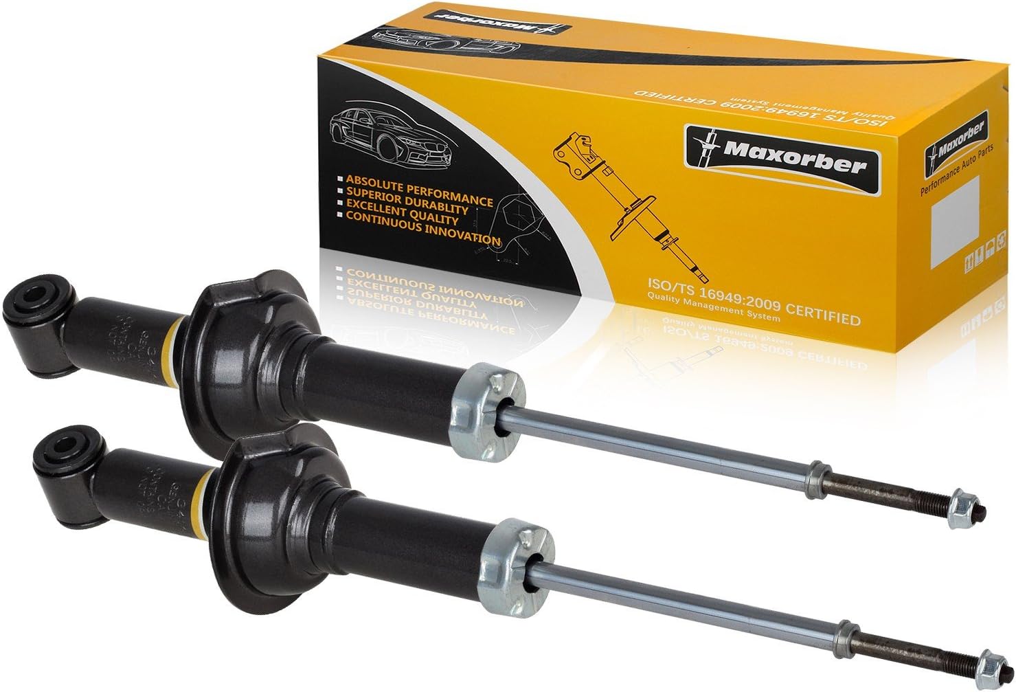 Buy Maxorber Rear Pair Shocks Struts Absorber Compatible With Mitsubishi Lancer Gts L4 2 4l 2008 2009 2010 2011 Shock Absorber 341425 Online In Indonesia B06vy54hdb