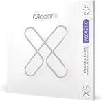 D'Addario Chaînes de guitare acoustiques, XS Phosphore enrobé de bronze, XSAPB1356, Gauge moyenne 13-56, 6-String Ensemble, boîte de 1