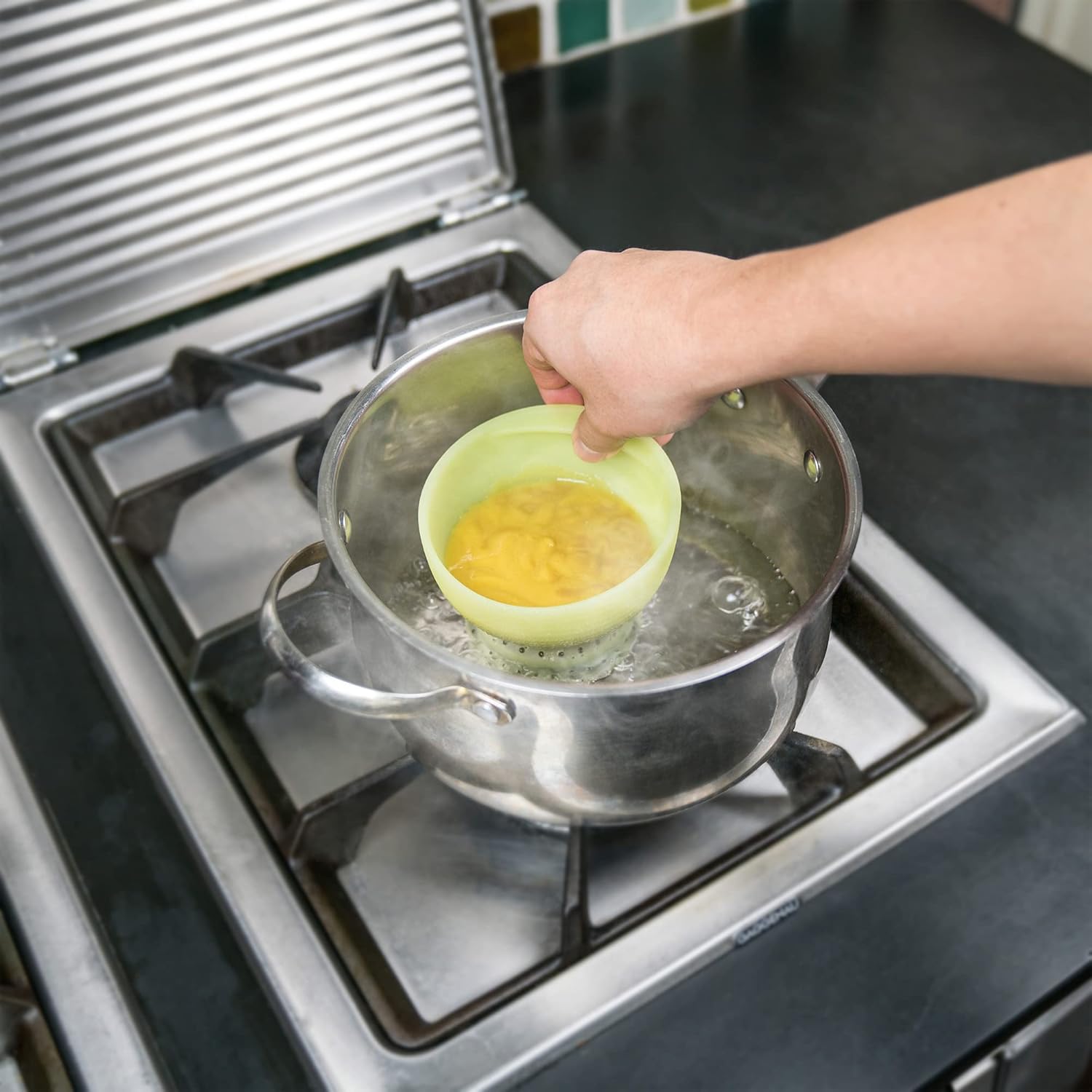 Olababy 100% Silicone Steam Bowl - Baby Puree Steamer image 3 of 7 B06XBTZW8K