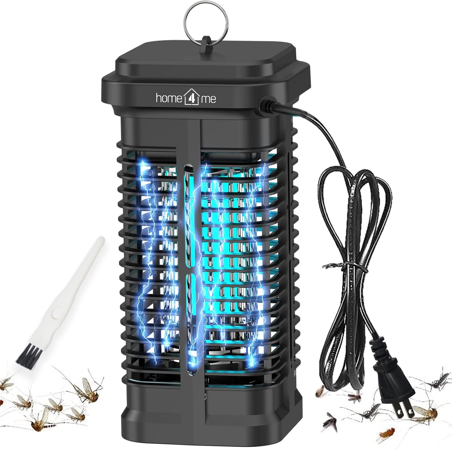 Home4me Bug Zapper Outdoor and Indoor, 20W High Powered 4000V Electric Mosquito Zapper, Fly Zapper, Waterproof Mosquito Killer Outdoor, Electronic Mosquito Trap, Insect Trap for Home Patio Backyard : Patio, Lawn & Garden