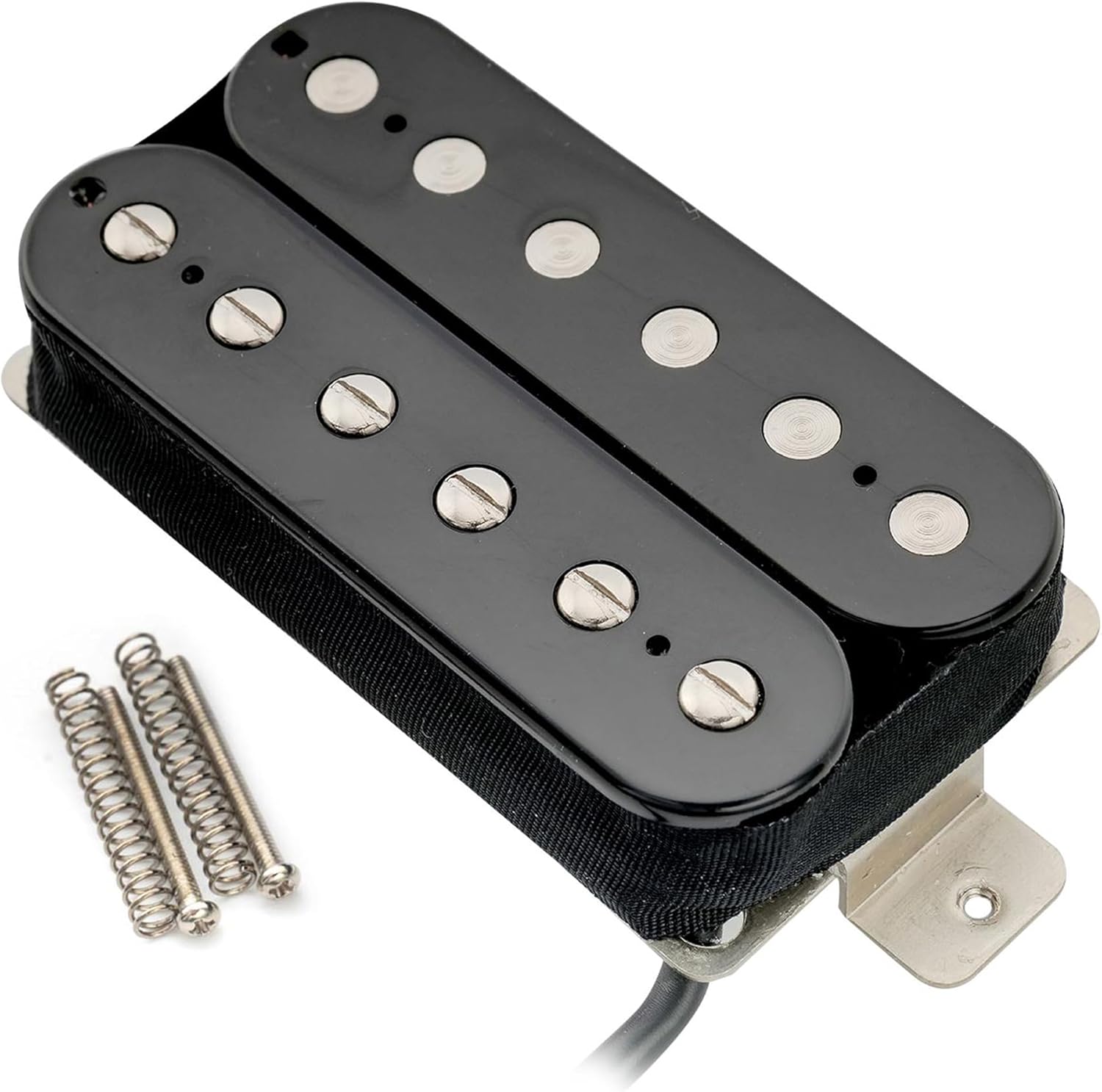 Artec VH-Rock-A Alnico 5 Magnet Uncovered Humbucker Electric Guitar Bridge Pickup 11.6K, Black