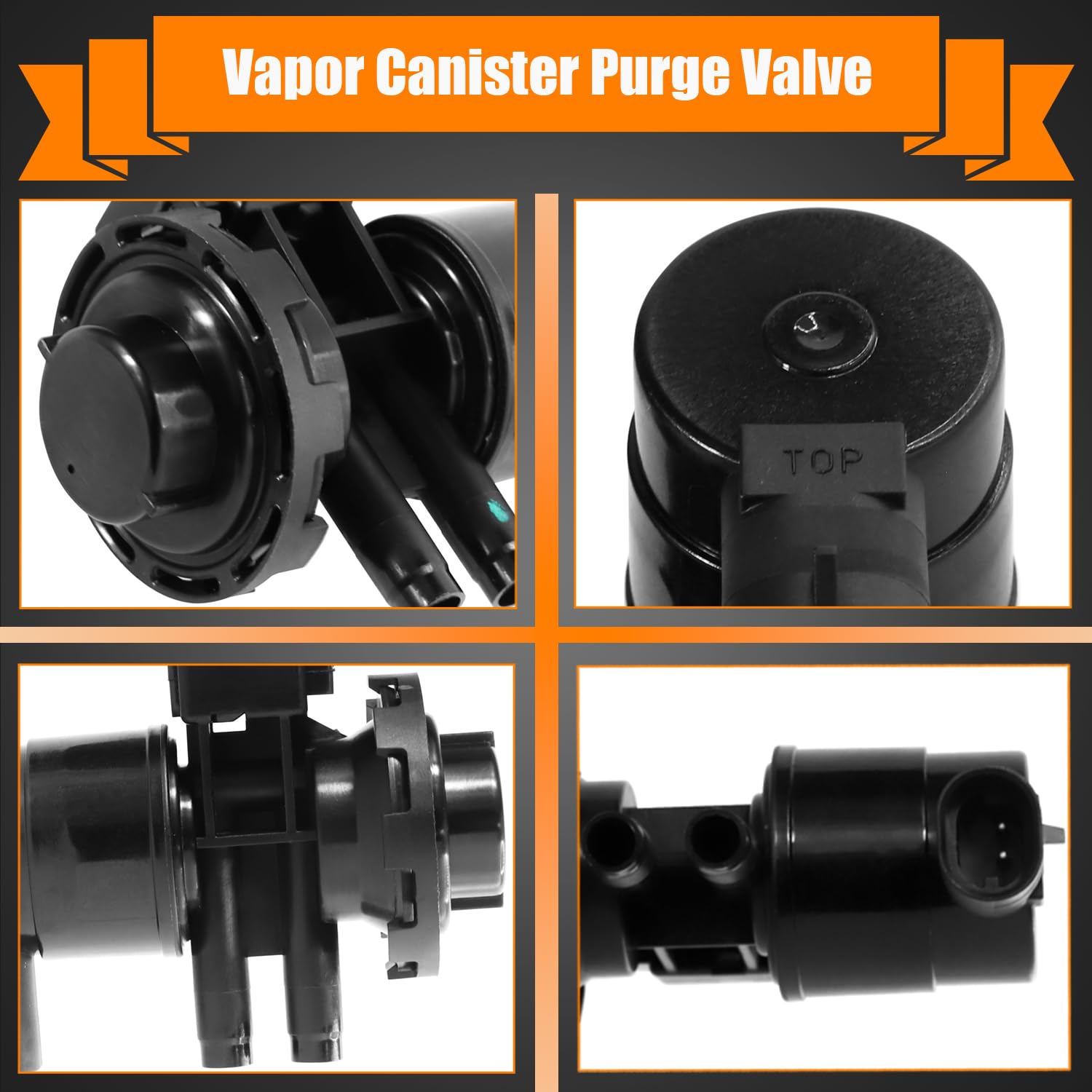 Vapor Canister Purge Valve Solenoid 4891731AA - Compatible With Jeep Wrangler, Liberty, Dodge Dakota & More
