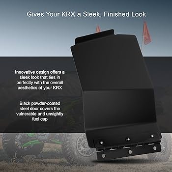 Amazon.com: TUSK Fuel Door Compatible with Kawasaki Teryx KRX 1000