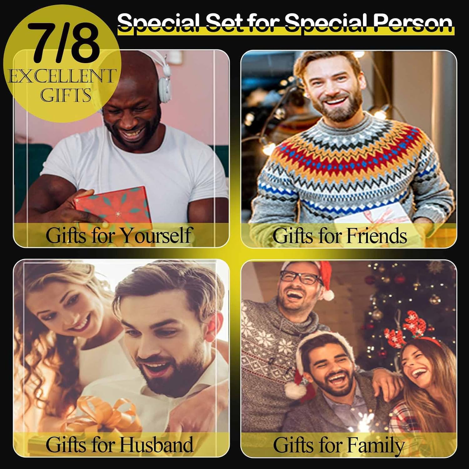 IYL Byzantine Cross Necklace Set for Men Large Cross Necklace for Men - Image 5