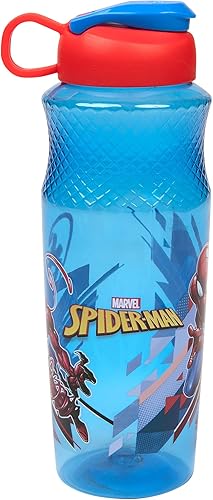 Vista 2 de Spider-Man Character - Botella de agua Sullivan de 30 onzas, azul, rojo