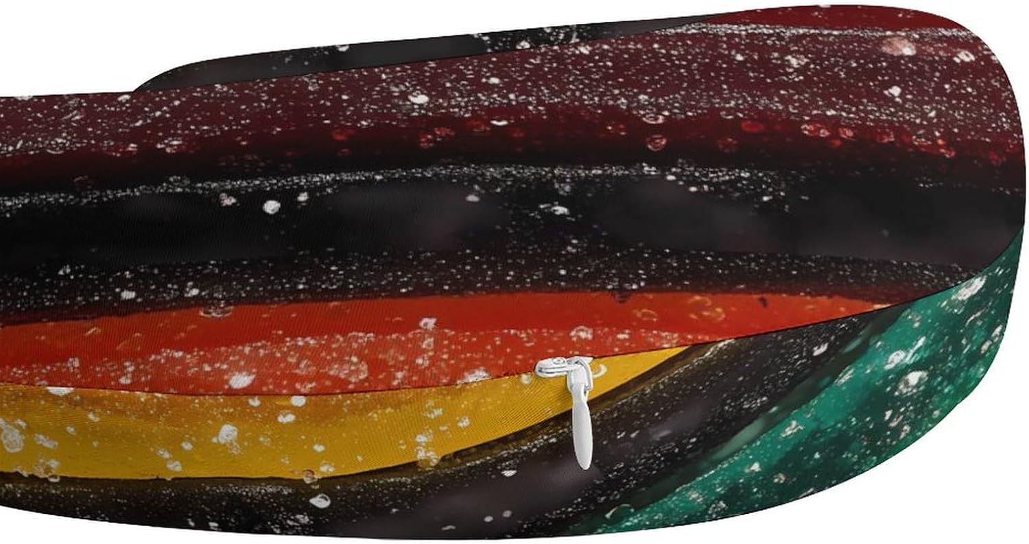 Candy Gummy Strips Colorful Memory Foam Pillows U Shaped Travel Neck Pillow