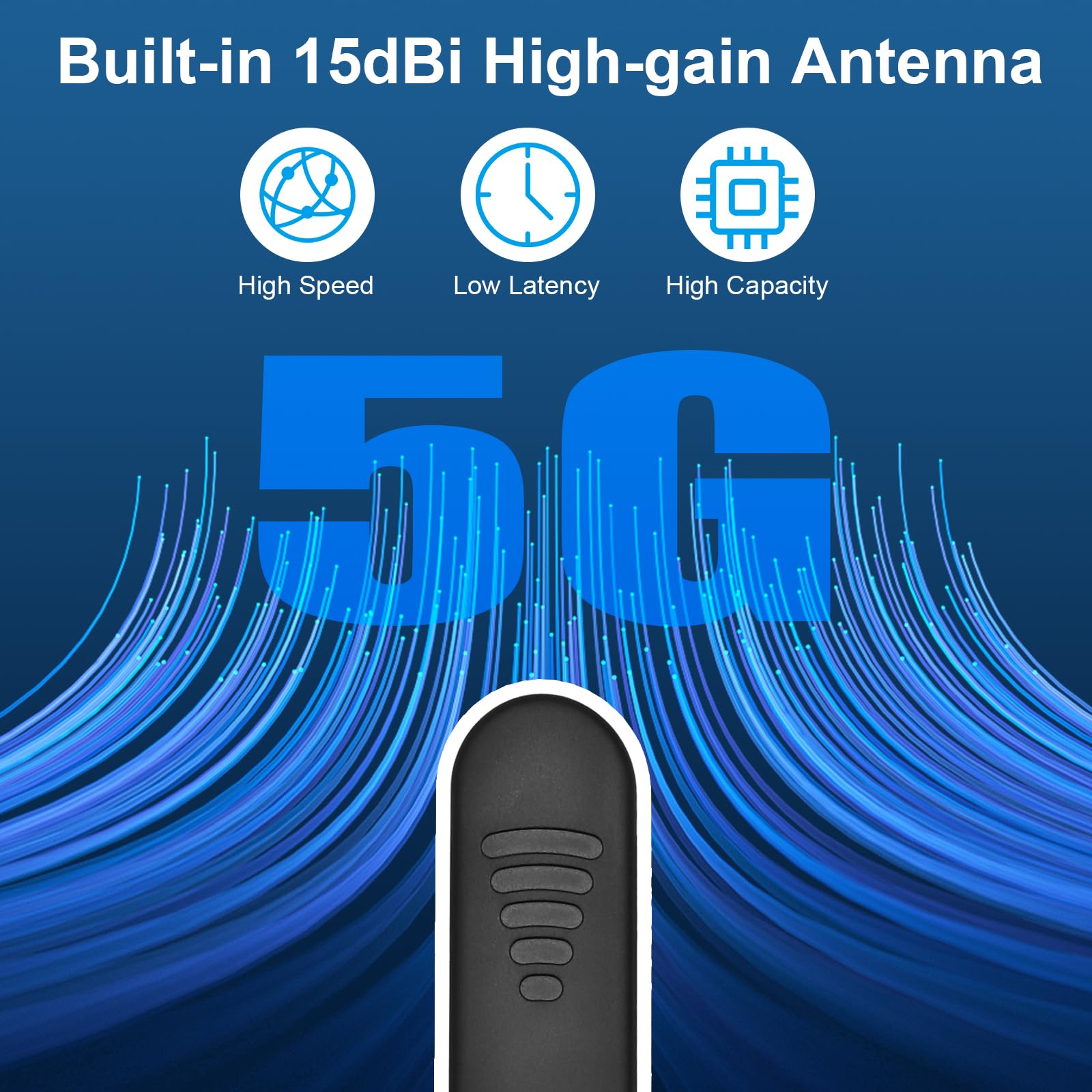 Lot De 2 Antennes 5G LTE 4G Omnidirectionnel Amplificateur De