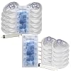 MCR Medical Supply MCRTM-AR and MCRTM-IR Adjustable Training CPR Pocket Resuscitator Face Masks and Valves, Adult Pack of 10, Infant Pack of 10