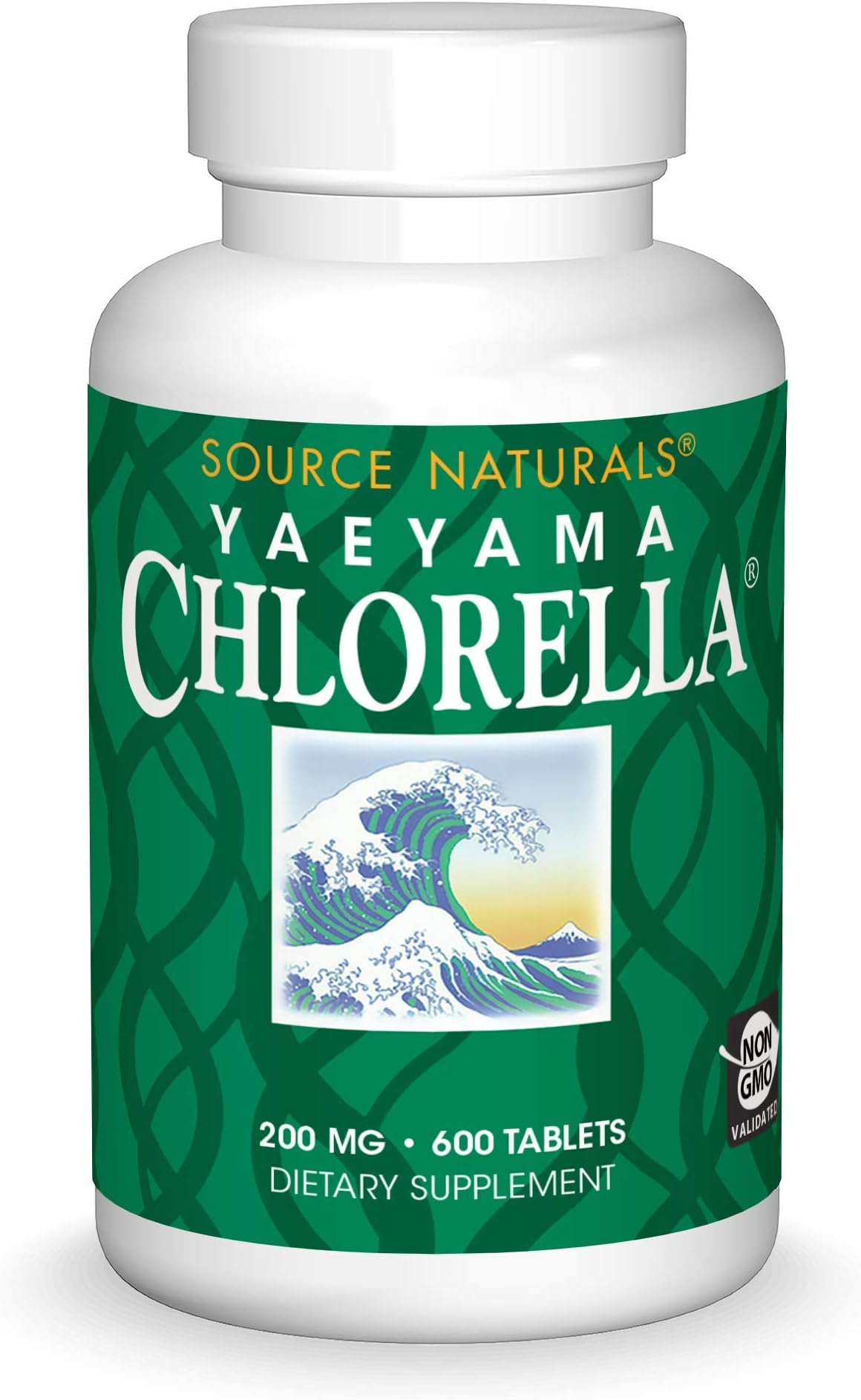 Source Naturals - Yaeyama Chlorella 200 Mg. 600 Tablets