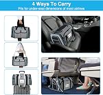 Airline Approved Pet Carrier, Large Soft Sided Pet Travel TSA Carrier 4 Sides Expandable Cat Collapsible Carrier with Removable Fleece Pad and Pockets for Cats Dogs and Small Animals