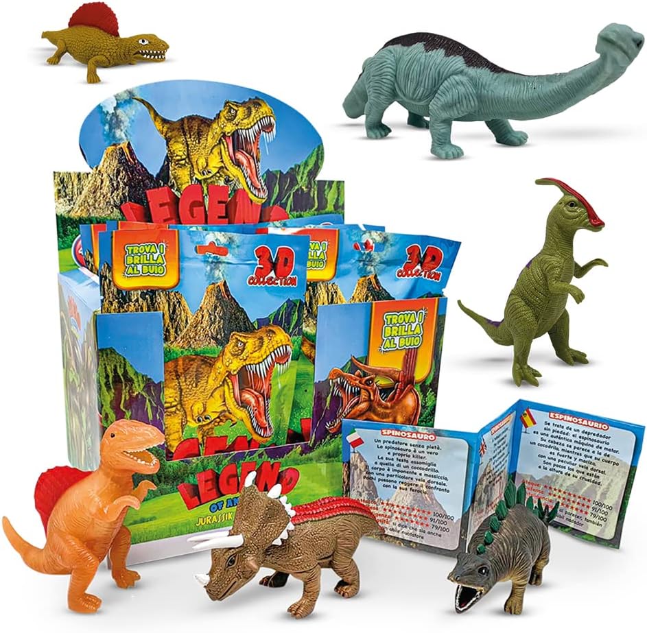 #sbabam s.r.l. 139/CN21 Jurassik Predators Pack with 3 Different Themes Legend of Animals 3D Collection