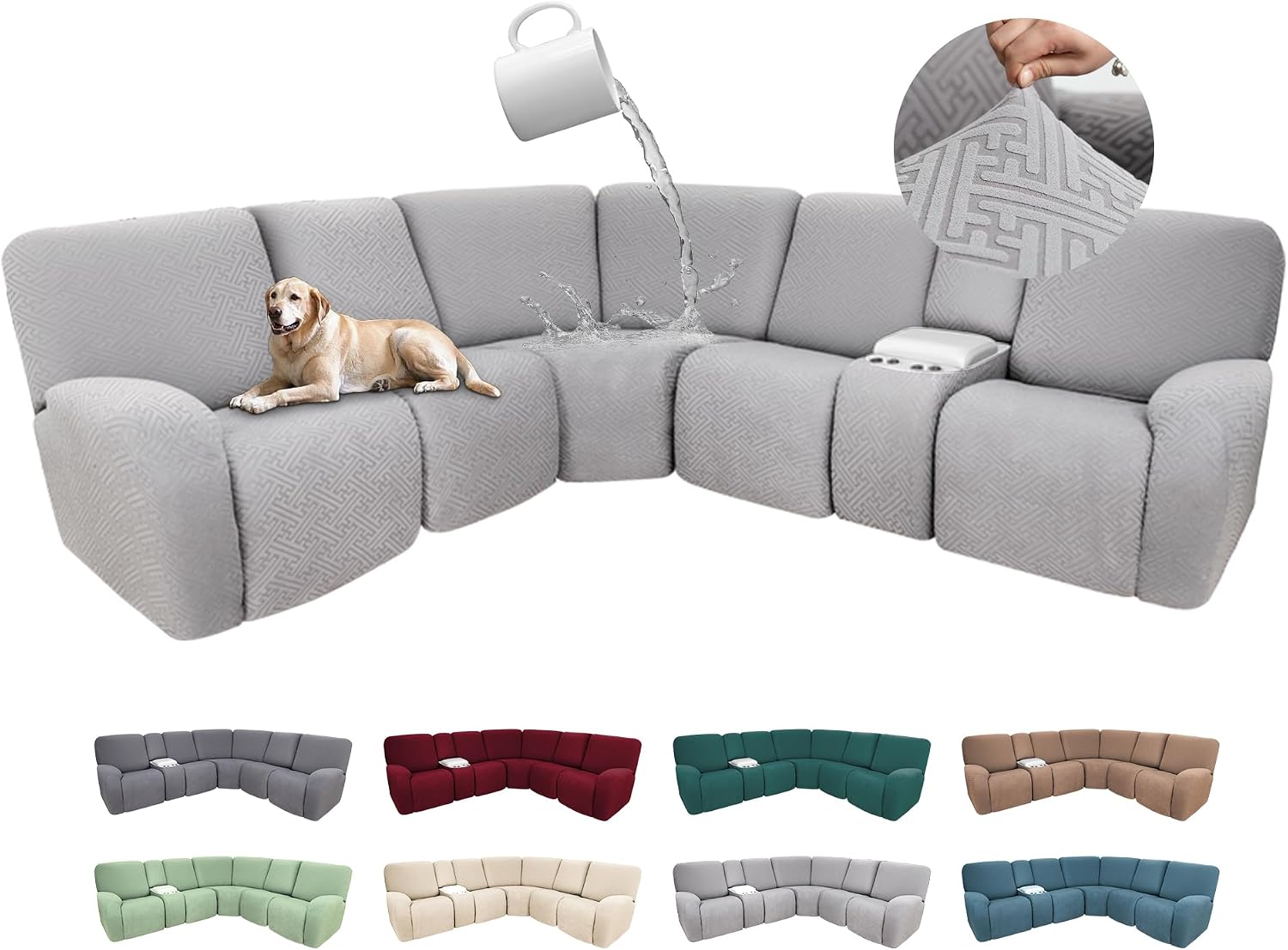 Recliner Sectional Couch Coversnull