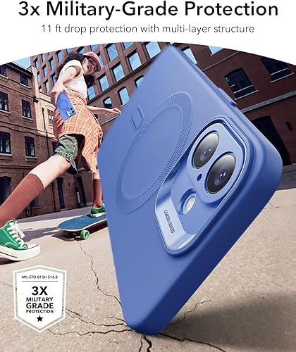 Vista 152 de ESR Funda para iPhone 15 Pro Max, compatible con MagSafe, de grado militar, negro transparente