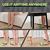 Vista 8 de Foldable Leg Exerciser: Portable Foot Pedal Exerciser for Seniors Under Desk Foot Pedal Exerciser Stepper Exercise for Leg Muscles Relieves Varicose