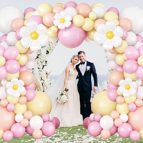 Miniatura 3 de Kit de arco de guirnalda de globos color verde menta pastel y azul con globos dorados metálicos 4D, globo de papel de aluminio, confeti dorado, té